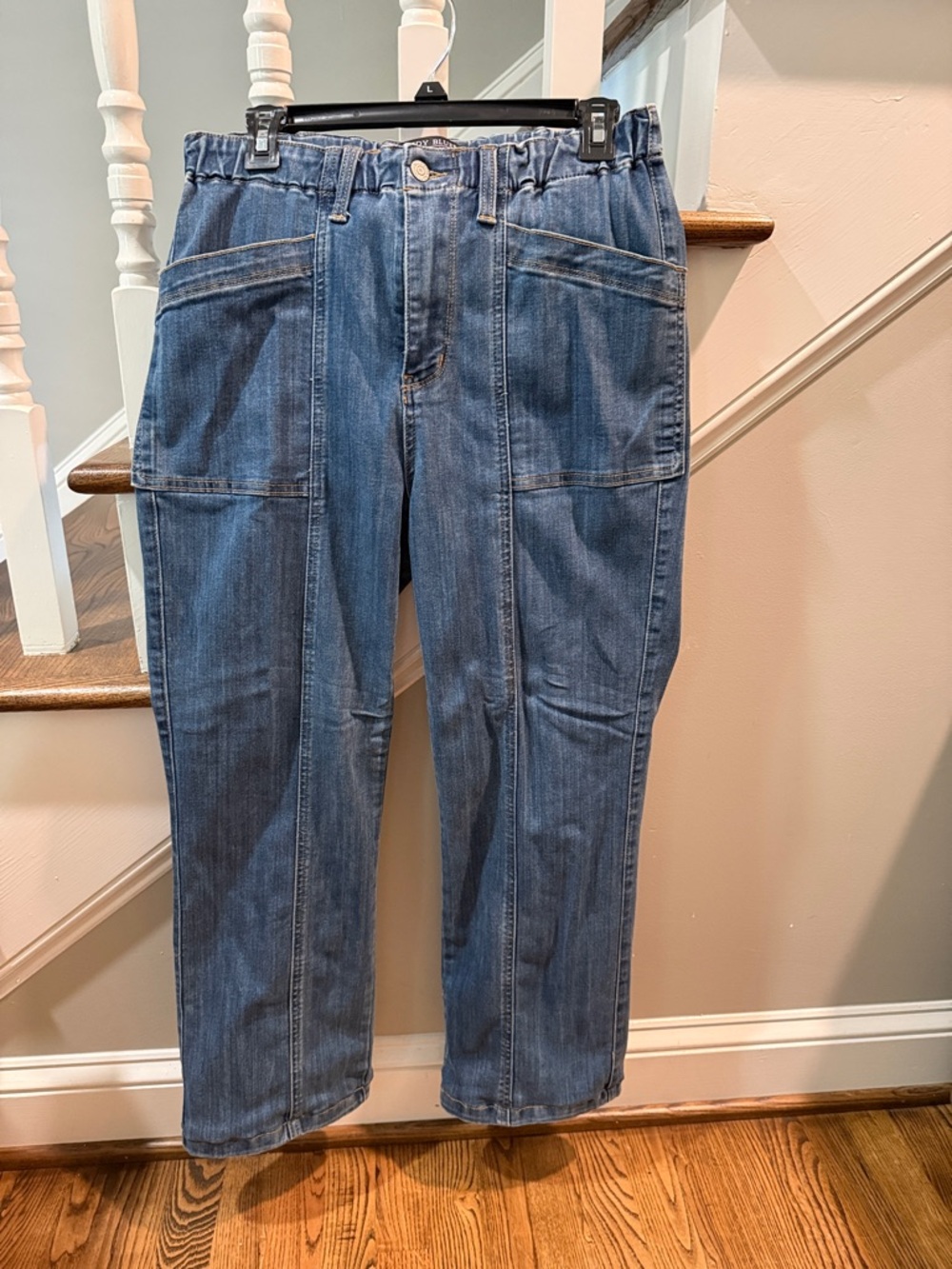Judy Blue Mid Wash Blue Straight Leg Jeans